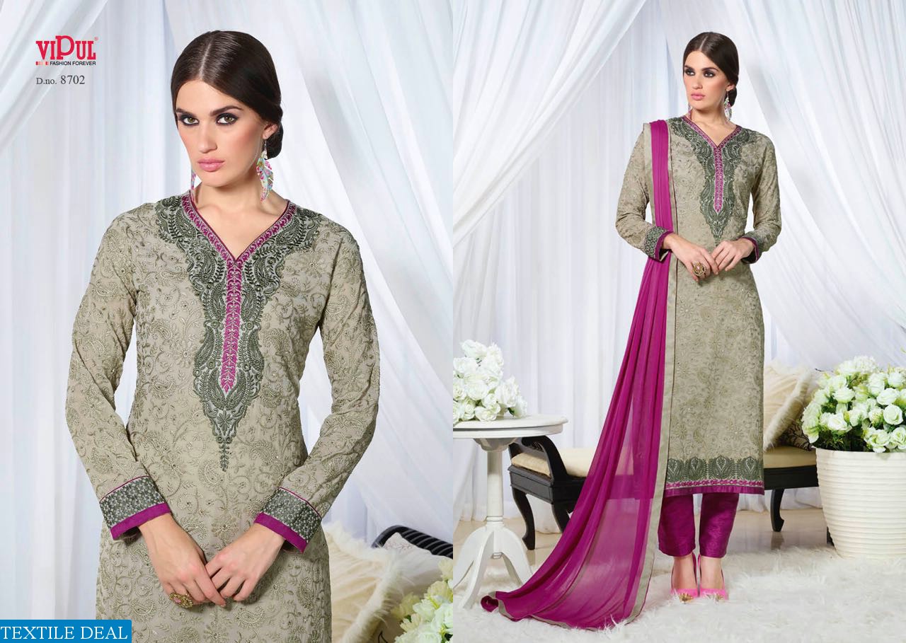 Vipul Dcat-87 Wholesale Trendy Straight long Suits catalog